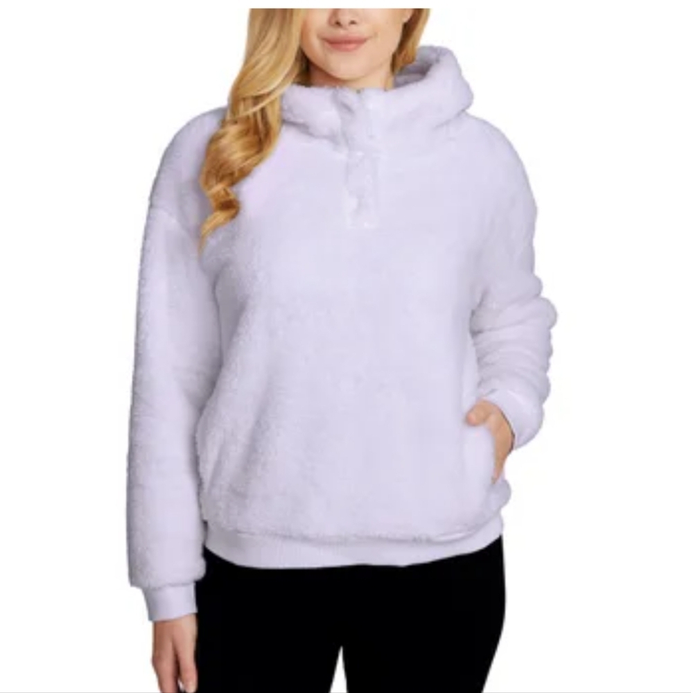 Lukka lux women's lilac fleece lined hoodie. Pre-owned Size S
